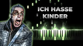 Till Lindemann Ich hasse Kinder - karaoke piano cover, lyrics