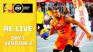 RE-LIVE - FIBA 3x3 Europe Cup Romania Qualifier 2021 | Day 1 - Session 2