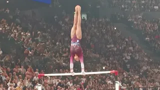 Mélanie de Jesus dos Santos - GOLD 🥇scores HUGE 14,700 (Uneven Bars Final) - Paris World Cup 2023