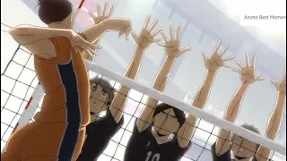 the blockers got scared of Asahi Azumane | haikyuu to the top part 2 ep 11