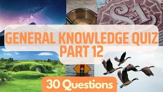 General Knowledge Pub Quiz Trivia | Part 12