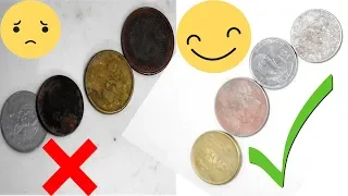 Como limpiar monedas antiguas FACILITO!!