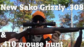 Sako Grizzly 308 | Bear hunt | Grouse hunt with my childhood .410 shotgun