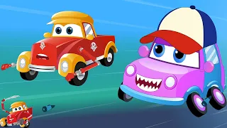 We Are The Monster Truck + More Animated Cartoon Shows for Kids by Super Car Royce