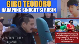 Just In,,, Harapang Sinagot ni Gibo Teodoro si Sen. Robin Padilla // All Vlog TV