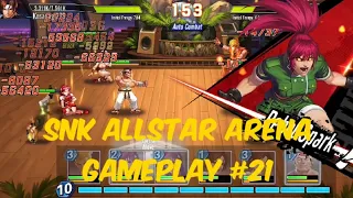 (KOF All Star Final Battle) Arena Gameplay #21 Rise Orochi Leona!!