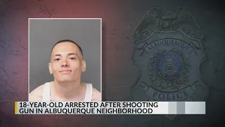 Teen arrested after shooting gun in Albuquerque neighborhood