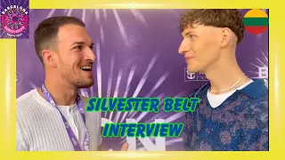 Silvester Belt INTERVIEW (Barcelona EUROVISION Pre Party 2024)Lithuania 2024