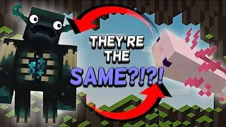 Minecraft Wardens and Axolotls are the SAME?! - Minecraft 1.17 Update Theory