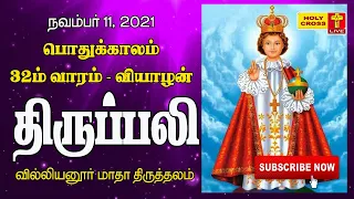 11-11-2021 Tamil Mass | Villianur Lourdes Shrine | Holy Cross Tv | Daily Tv Mass