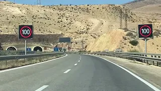 Beau tunnel entre Agadir et Marrakech
