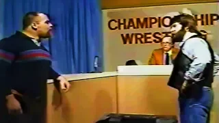 Dutch Mantell Confronts Jim Neidhart (1984) (Championship Wrestling From Florida)