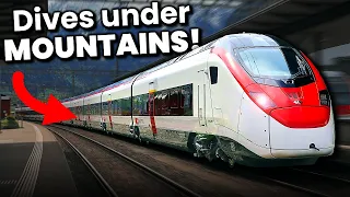 Switzerland’s GROUNDBREAKING High-Speed Train!