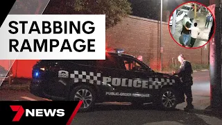 Five strangers attacked at random in a man's wild stabbing spree across Melbourne | 7 News Australia
