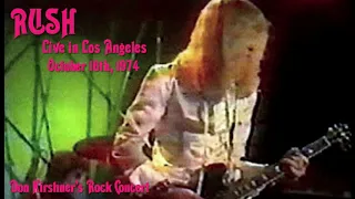 Rush - Live in Los Angeles (October 16th, 1974) - Don Kirshner's Rock Concert