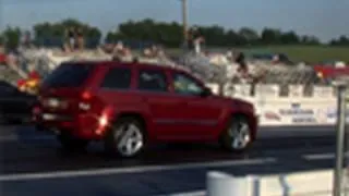 Jeep SRT8 goes 13 seconds flat in 1/4 mile