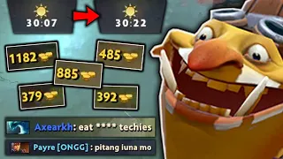 How can POS4 Techies get 3323golds in 15Second - WTF 500IQ Outplayed!!