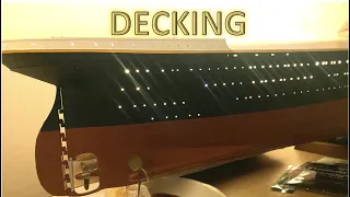 Radio Control Trumpeter 1:200 Titanic Build Part 14 - Deck Fitting