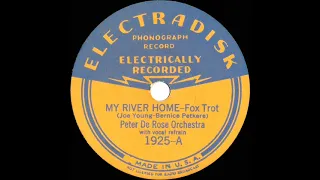 1932 Peter De Rose Orch. (Tom Berwick) - My River Home (Jim Harkins, vocal)