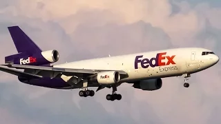 Fedex DC-10 (DC10) landing in Boston (BOS/KBOS)