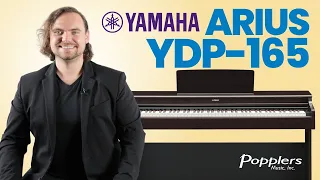Yamaha ARIUS YDP-165 | Full Piano Overview with Playing Demonstration | Popplers Music