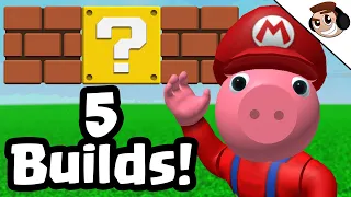 5 INSANE Piggy Build Mode Creations #1 (How to Build Them)🐷