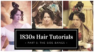 1830's Hairstyle tutorial Part 2