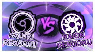 [CODE] SATORI RENGOKU VS RAION RENGOKU! Who’s Better? | Shindo Life | Shindo Life Codes I Rellgames