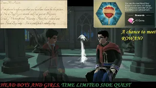 HARRY POTTER HOGWARTS MYSTERY– Head Boys And Girls, TIME LIMITED SIDE QUEST