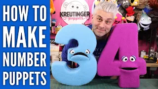 How to Make NUMBER and LETTER Puppets!