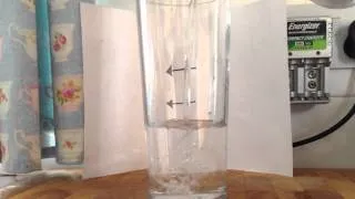 Flipping arrow - great refraction demo