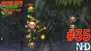 Let's Play Donkey Kong Country Returns (pt35) Forest 5-7 Wigglevine Wonders