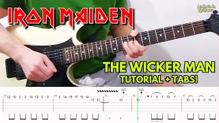 Iron Maiden - The Wicker Man (Tutorial + TABS) #guitarra #auladeguitarra #guitar #ironmaiden #metal