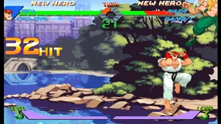 【X MEN VS STREET FIGHTER】Ryu Basic Death Combo