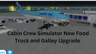 Cabin Crew Simulator NEW Food Truck update and Galley Upgrade.