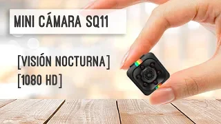 Mini Cámara SQ11 HD 1080p Unboxing y prueba en español