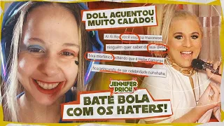 JENNY PRIOLI REAGE A RODRIGO APRESENTADOR DOLL BATENDO BOLA COM HATERS