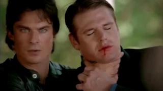 The Vampire Diaries: 8x05 - Tyler's funeral, Damon threatens to turn Matt into a vampire [HD]