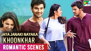 गगन & स्वीटी - Romantic Scenes | Jaya Janaki Nayaka Khoonkhar | Hindi Dubbed Movie