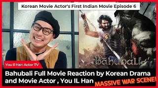 BAAHUBALI FULL MOVIE REACTION! | The Beginning | Episode 6 | Prabhas | Korean Movie Actor's Reaction