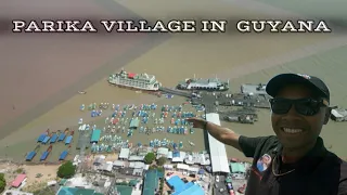 What does Parika village in Guyana looks like?