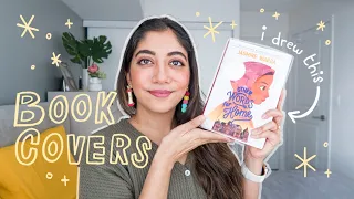 ✸ how i illustrate book covers ✸ (drawn on my ipad/procreate!)