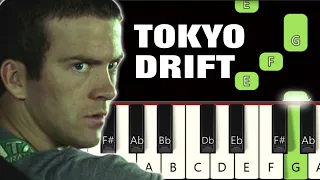 Tokyo Drift Song 🔥 | Piano tutorial | Piano Notes | Piano Online #pianotimepass #tokyodrift