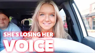 SHE'S LOSING HER VOICE | Family 5 Vlogs