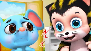 Billi Mausi Kaho Kahan Se Aayi Ho | बिल्ली मौसी | Hindi Rhymes For Kids @JugnuKidsvideos