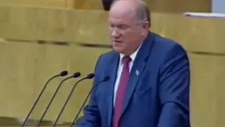 Путина перекосило от речи Зюганова. Communist Zyuganov VS Putin!