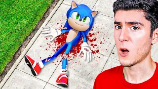 ROMPIENDO TODOS los HUESOS a SONIC en GTA 5! (Mods) 🦔🦴