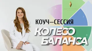 Коуч сессия КОЛЕСО БАЛАНСА. Демо версия с реальным клиентом