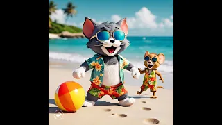 TOM AND JERRY CARTOONS|CARTOONS FOR KIDS |KIDS ENTERTAINMENT|TOM AND JERRY BEACH EPISODE