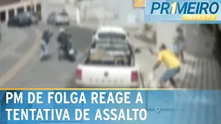 Policial à paisana reage a tentativa de assalto e suspeito é baleado | Primeiro Impacto (21/08/23)